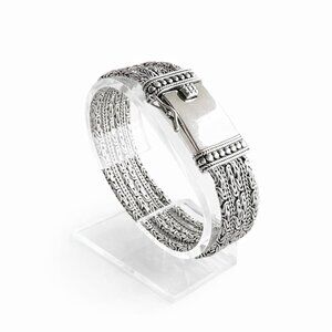 Silpada Multi Strand Sterling Silver Bracelet Retired